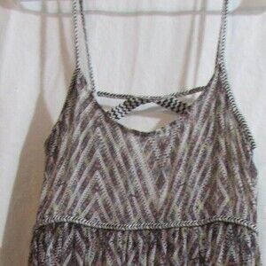 FREE PEOPLE DRESS SMALL TUNIC SLEVELESS SUMMER BEACHY DRESS FLOWY